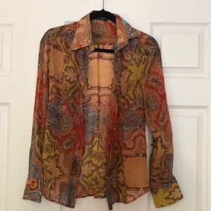 Dolce & Gabbana Sheer Blouse - EU SZ 40 / US SZ 4